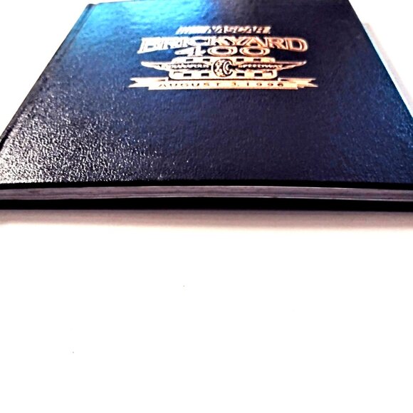 NASCAR 1996 Brickyard 400 Indy Speedway Race Commemorative Book HC/DJ + VHS Tape - Picture 7 of 16